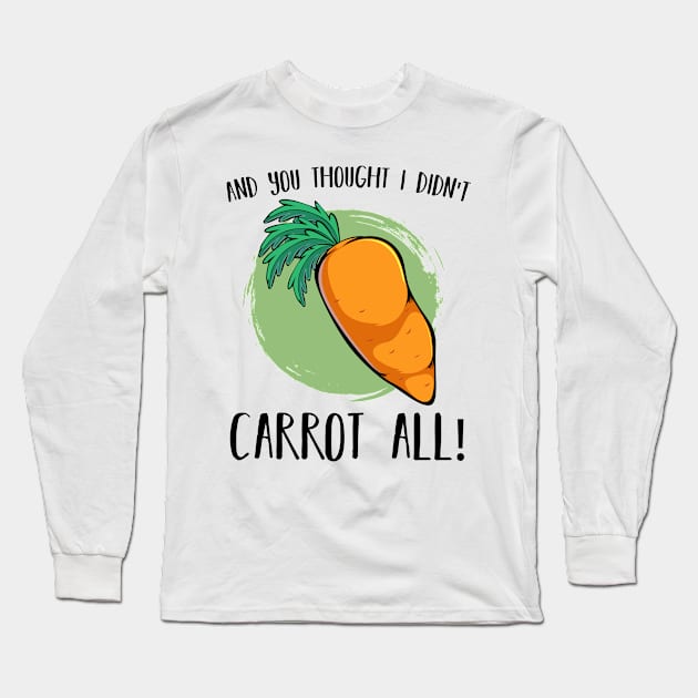 Carrot Long Sleeve T-Shirt by Lumio Gifts